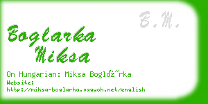 boglarka miksa business card